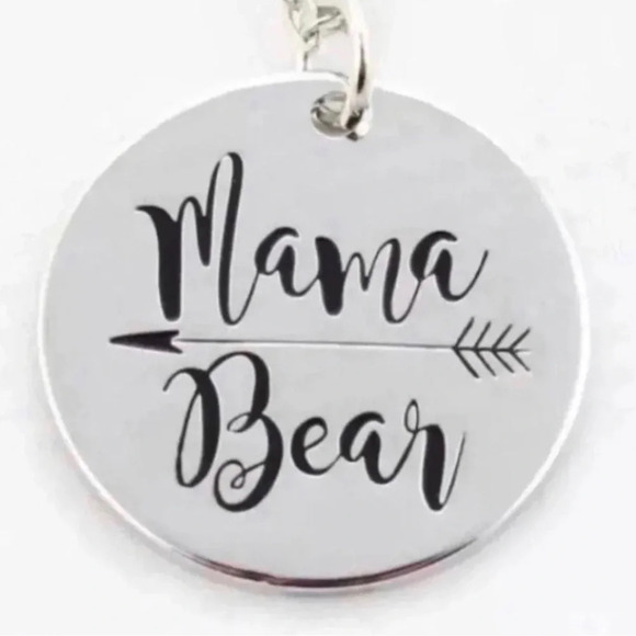 boutique Jewelry - NEW Boutique Mama Bear Hand Stamped Necklace